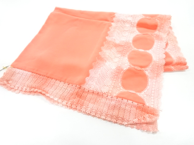 ビロードレース花模様ショール